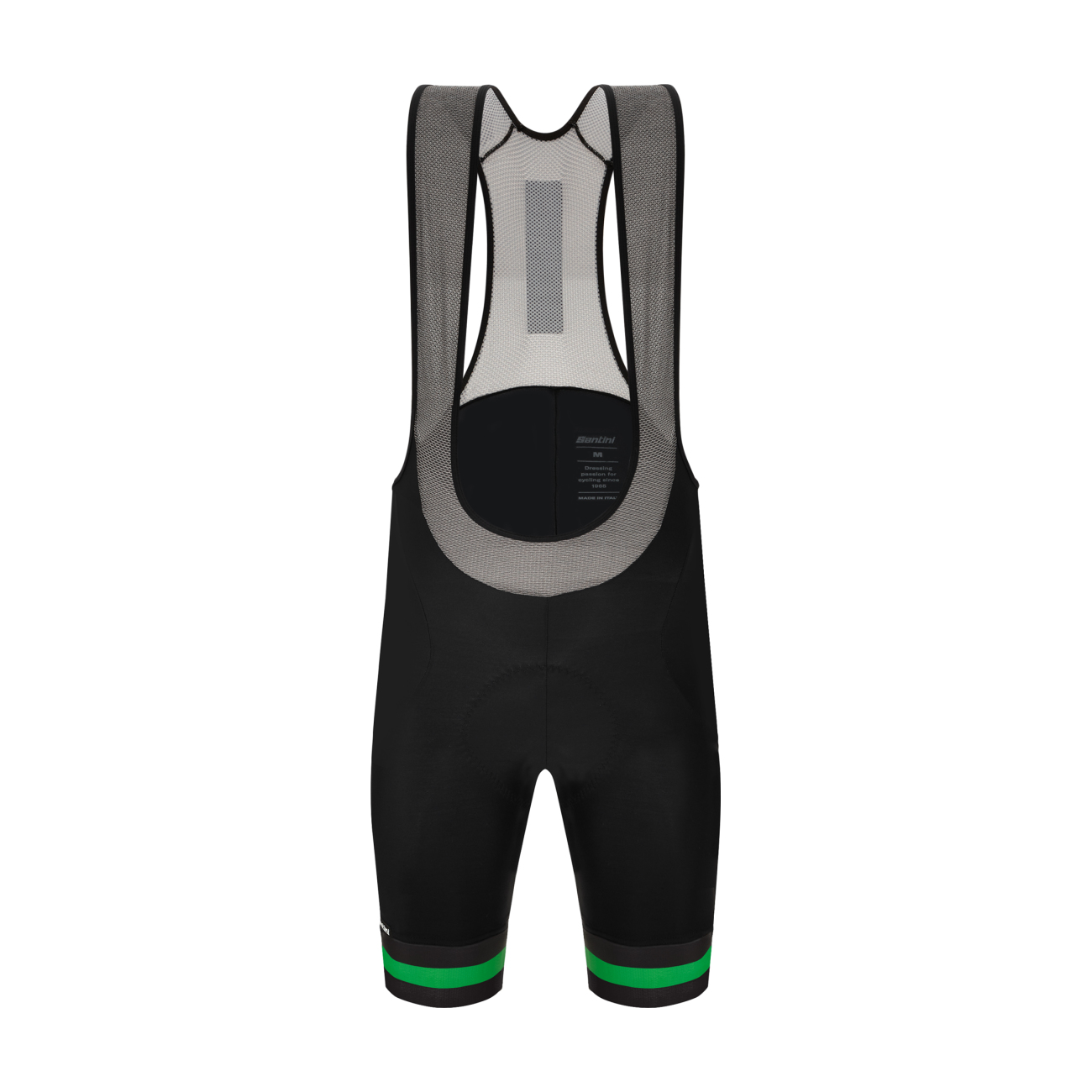 SANTINI Cyklistické kalhoty krátké s laclem - KARMA BENGAL - černá XL