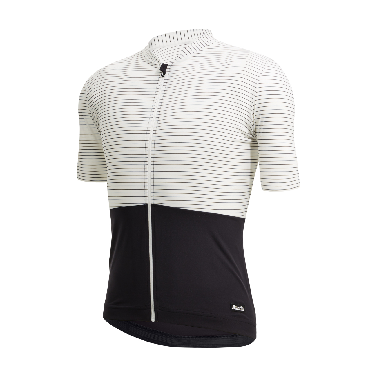 
                SANTINI Cyklistický dres s krátkým rukávem - COLORE RIGA - bílá 4XL
            