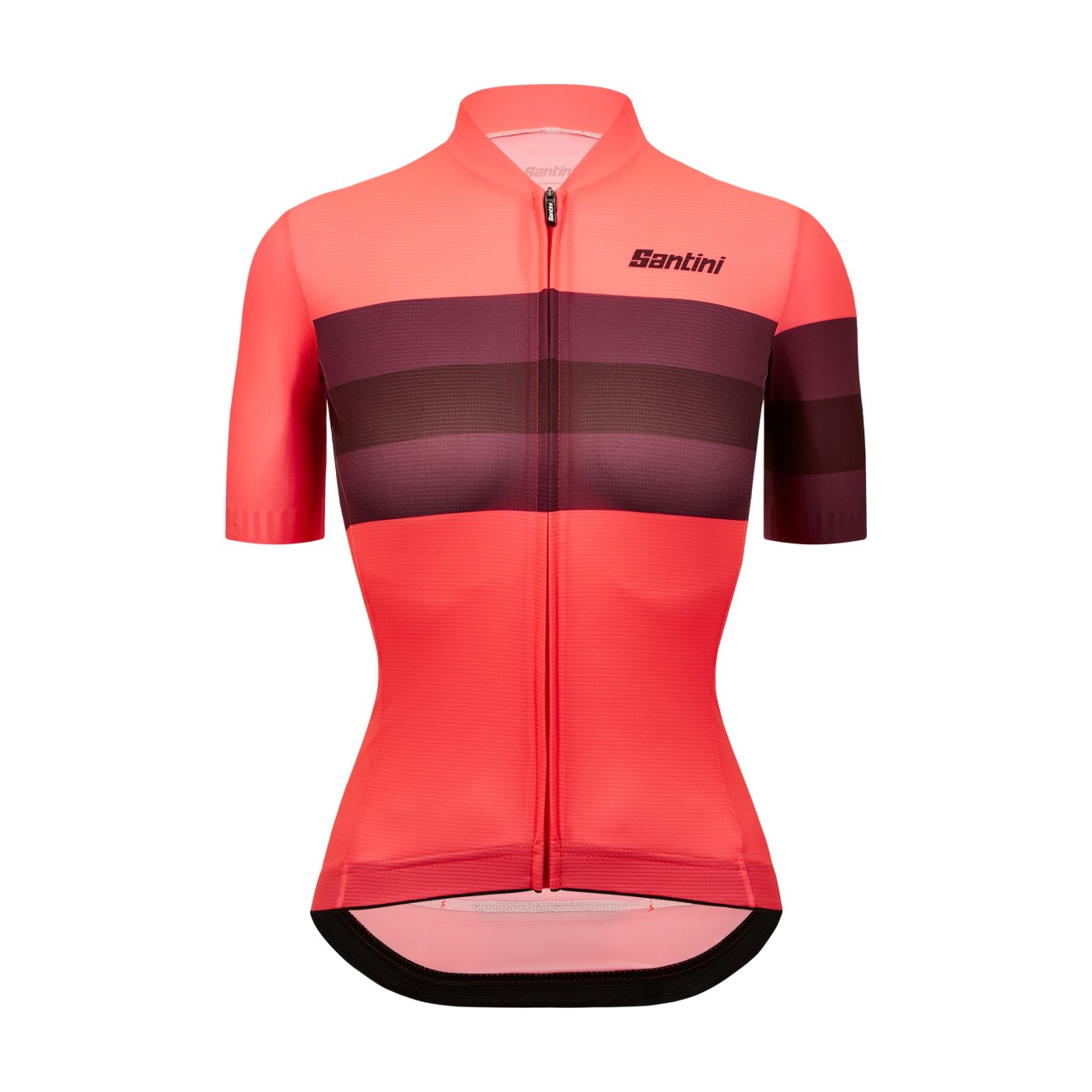 SANTINI Cyklistický dres s krátkým rukávem - ECO SLEEK BENGAL - červená 2XL