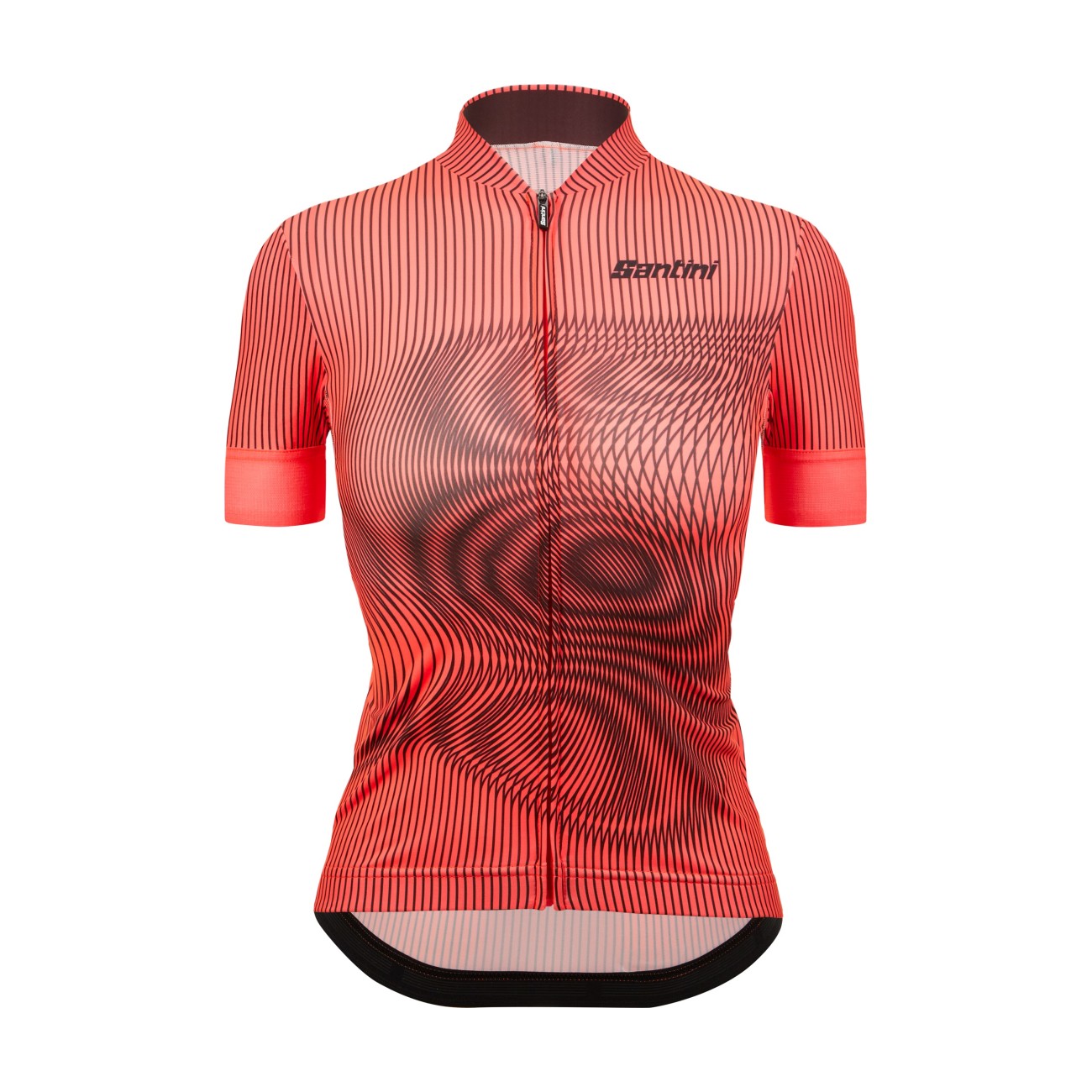 SANTINI Cyklistický dres s krátkým rukávem - DELTA VORTEX - červená 2XS