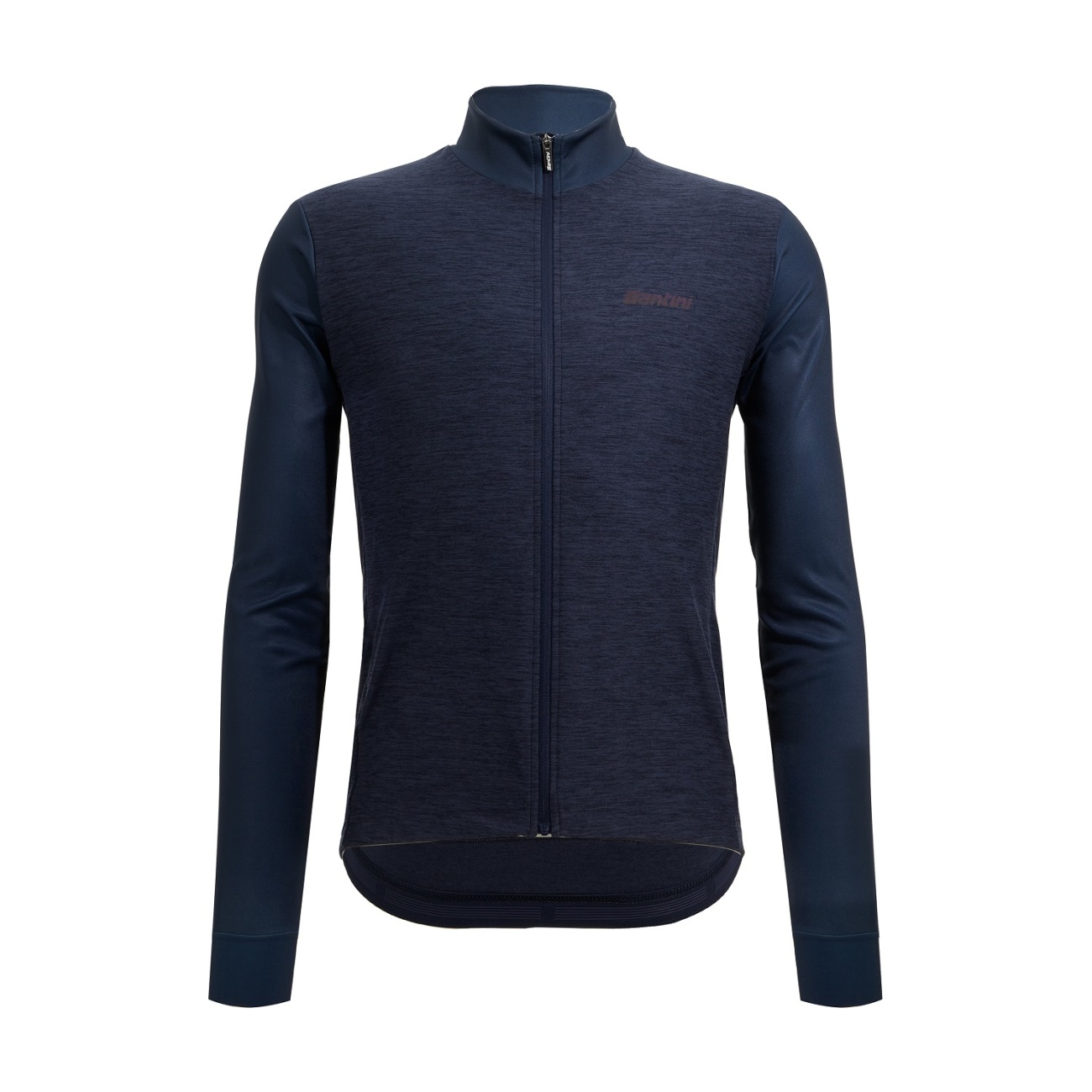 
                SANTINI Cyklistický dres s dlouhým rukávem zimní - COLORE PURO - modrá S
            