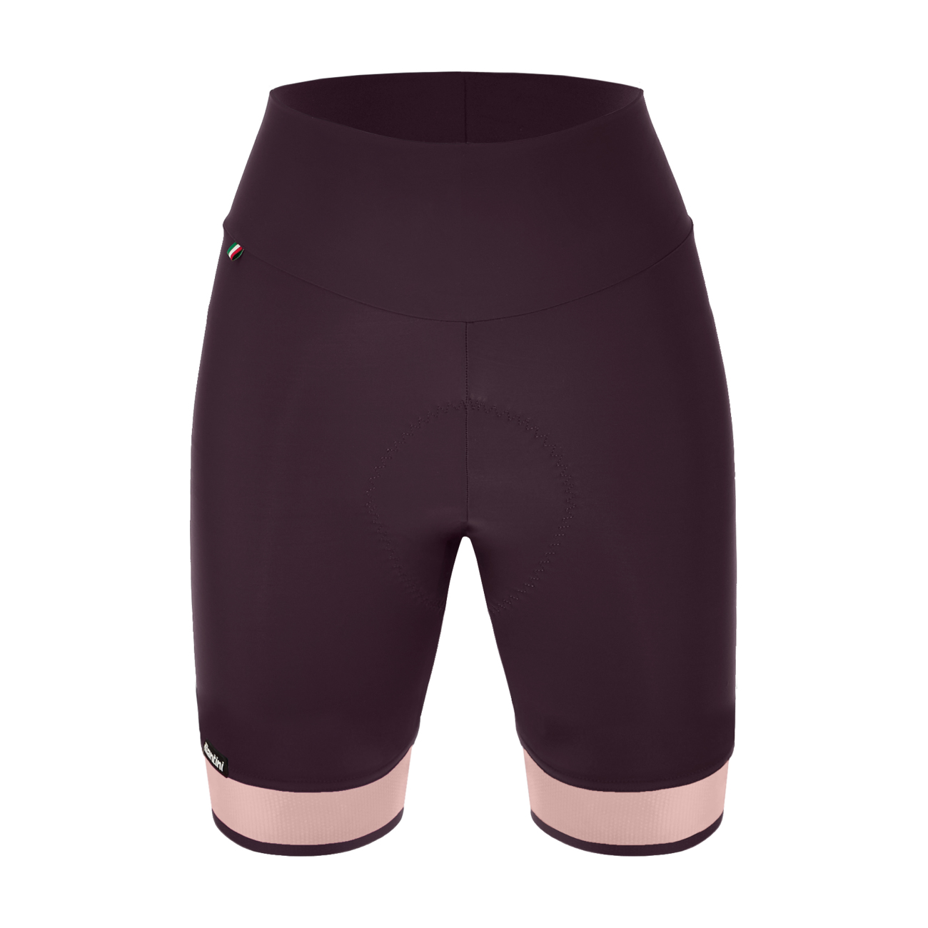 
                SANTINI Cyklistické kalhoty krátké bez laclu - GIADA PURE - růžová/fialová XS
            