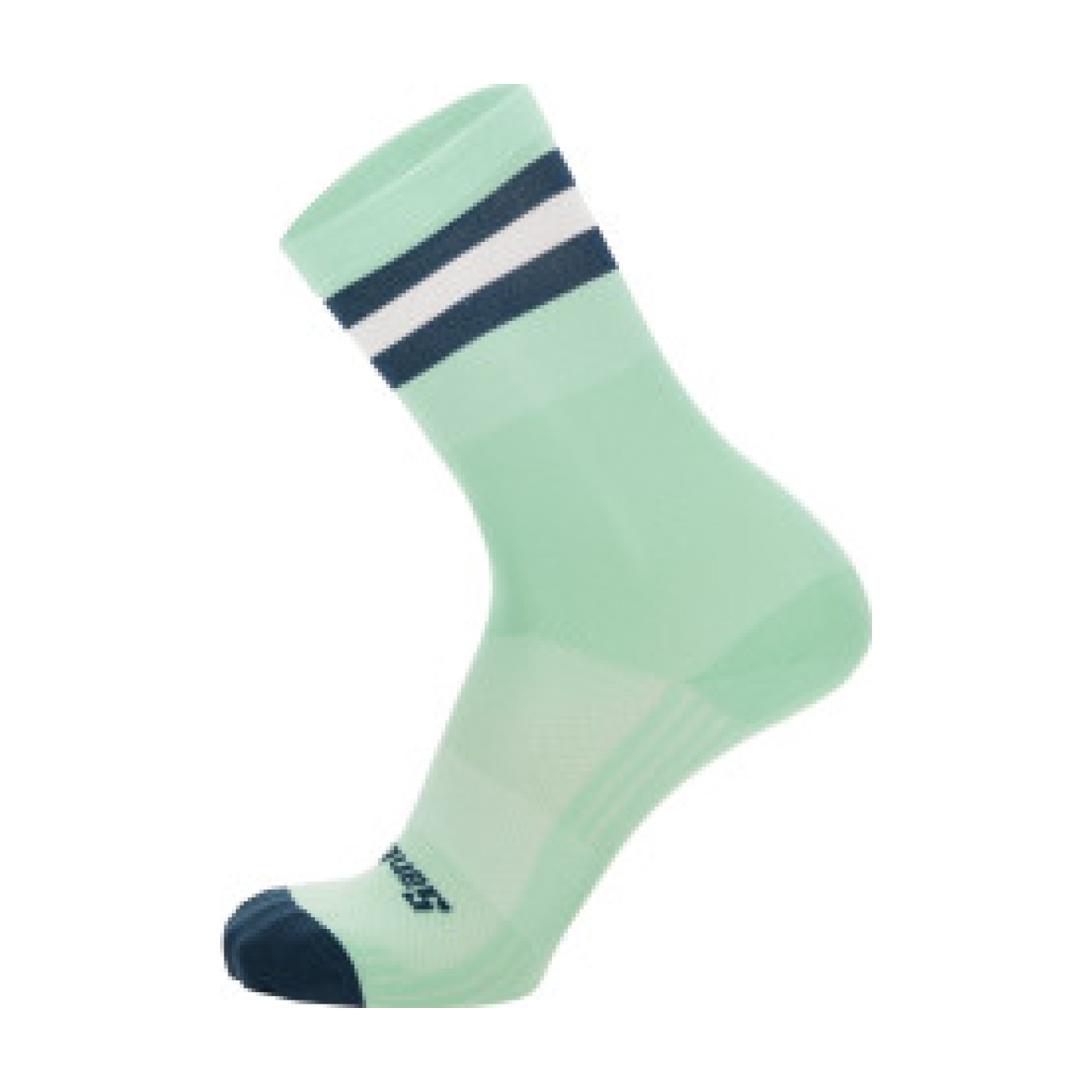 SANTINI Cyklistické ponožky klasické - BENGAL - světle zelená