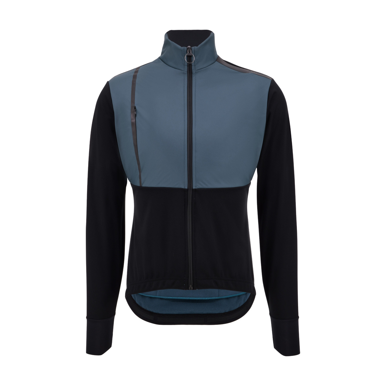 
                SANTINI Cyklistická zateplená bunda - VEGA ABSOLUTE - modrá/černá L
            