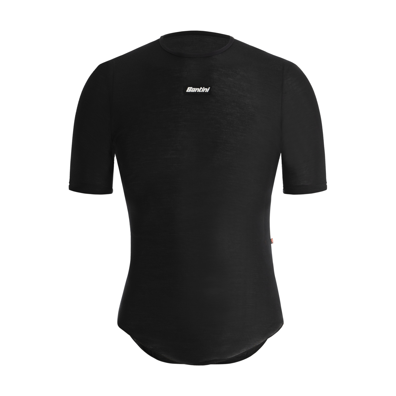 
                SANTINI Cyklistické triko s krátkým rukávem - DRY - černá
            