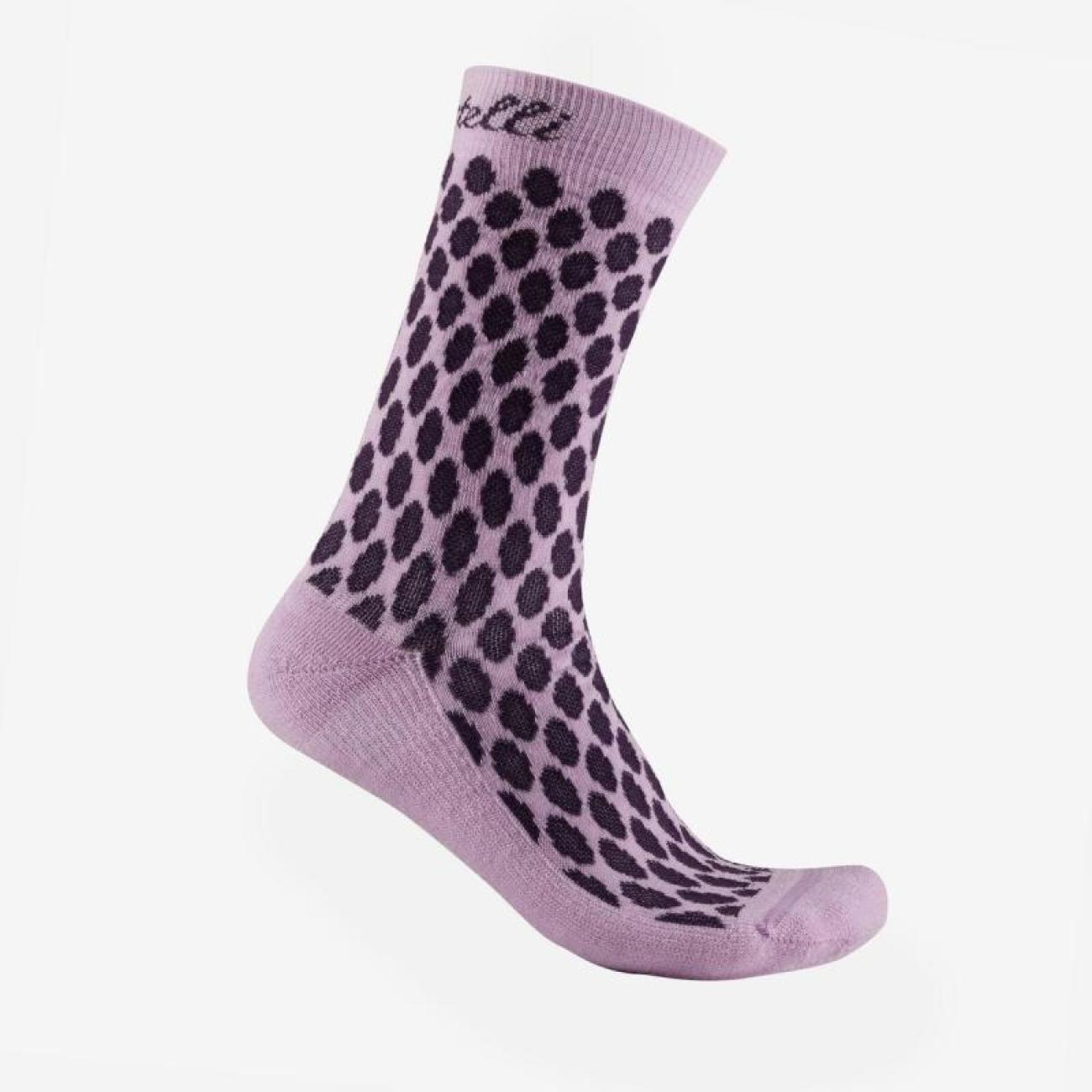 
                CASTELLI Cyklistické ponožky klasické - SFIDA 13 - fialová
            