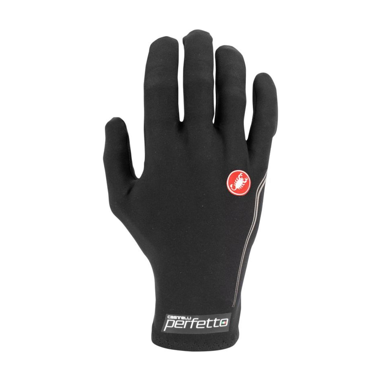 
                CASTELLI Cyklistické rukavice dlouhoprsté - PERFETTO LIGHT - černá L
            