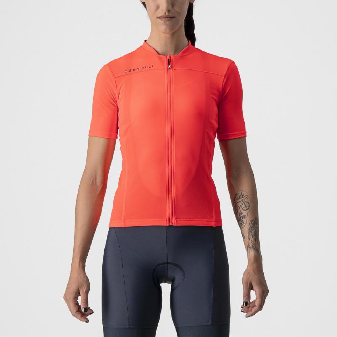 
                CASTELLI Cyklistický dres s krátkým rukávem - ANIMA 3 - růžová
            