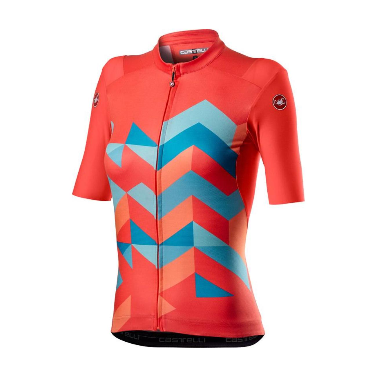 Levně CASTELLI Cyklistický dres s krátkým rukávem - UNLIMITED W - růžová