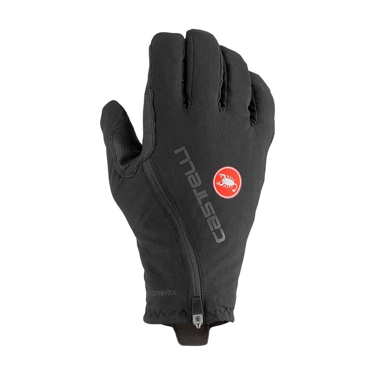 
                CASTELLI Cyklistické rukavice dlouhoprsté - ESPRESSO GT - černá M
            