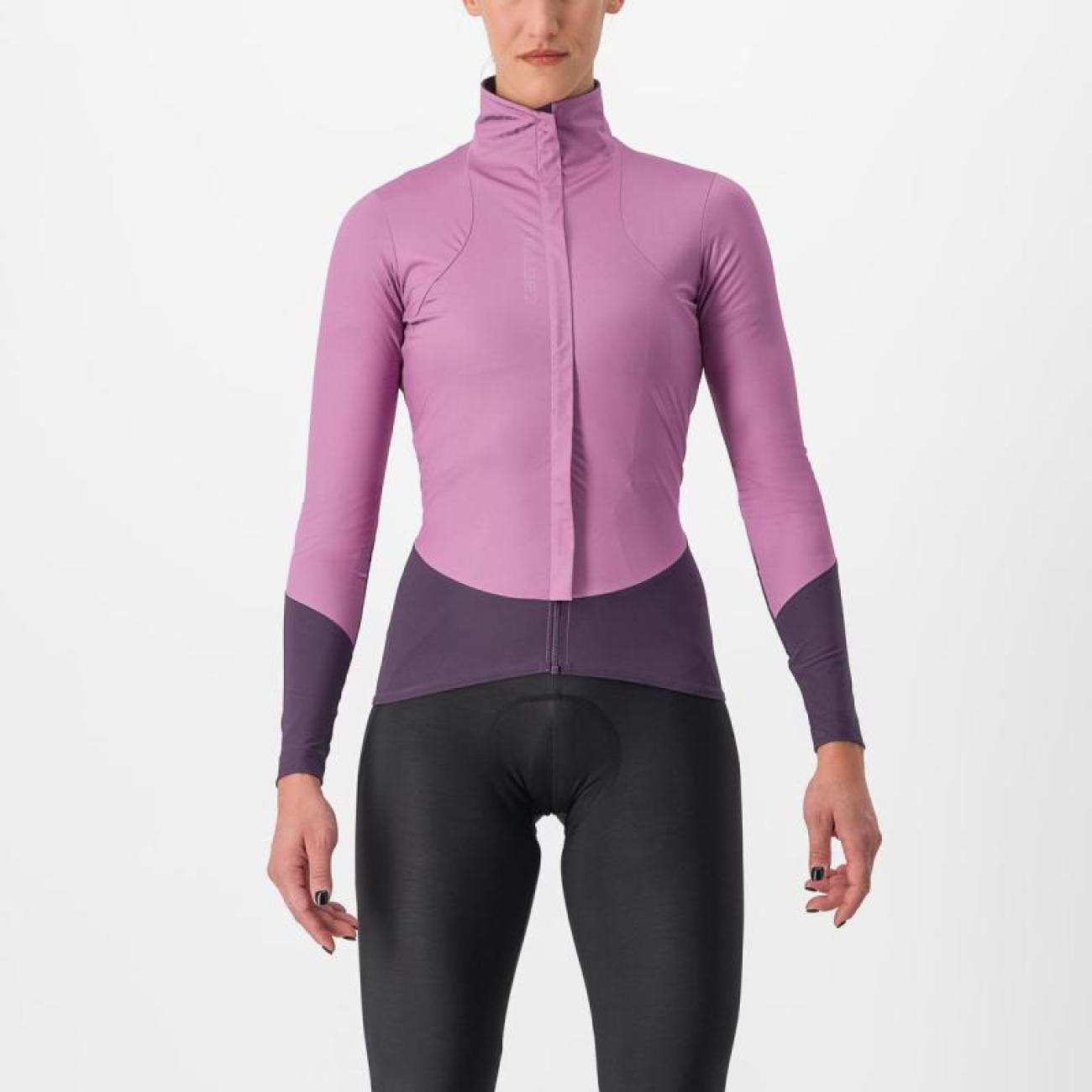 
                CASTELLI Cyklistická zateplená bunda - BETA RoS W - fialová S
            