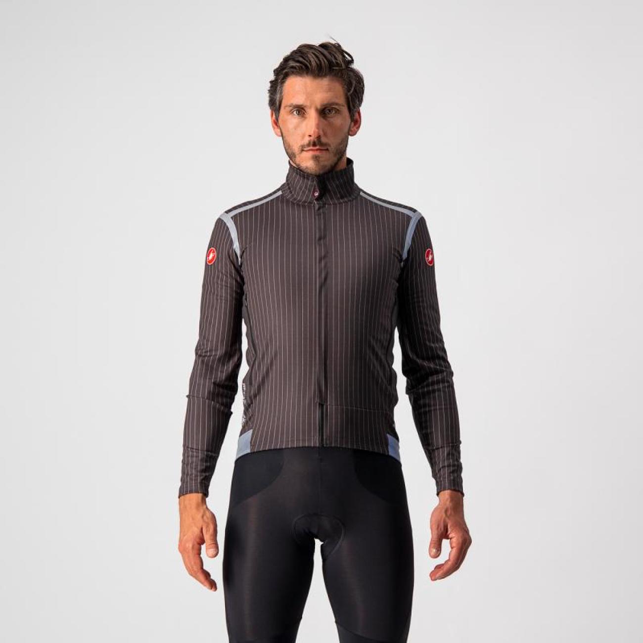 
                CASTELLI Cyklistická zateplená bunda - PERFETTO ROS LIMITED EDITION - šedá/bílá XL
            