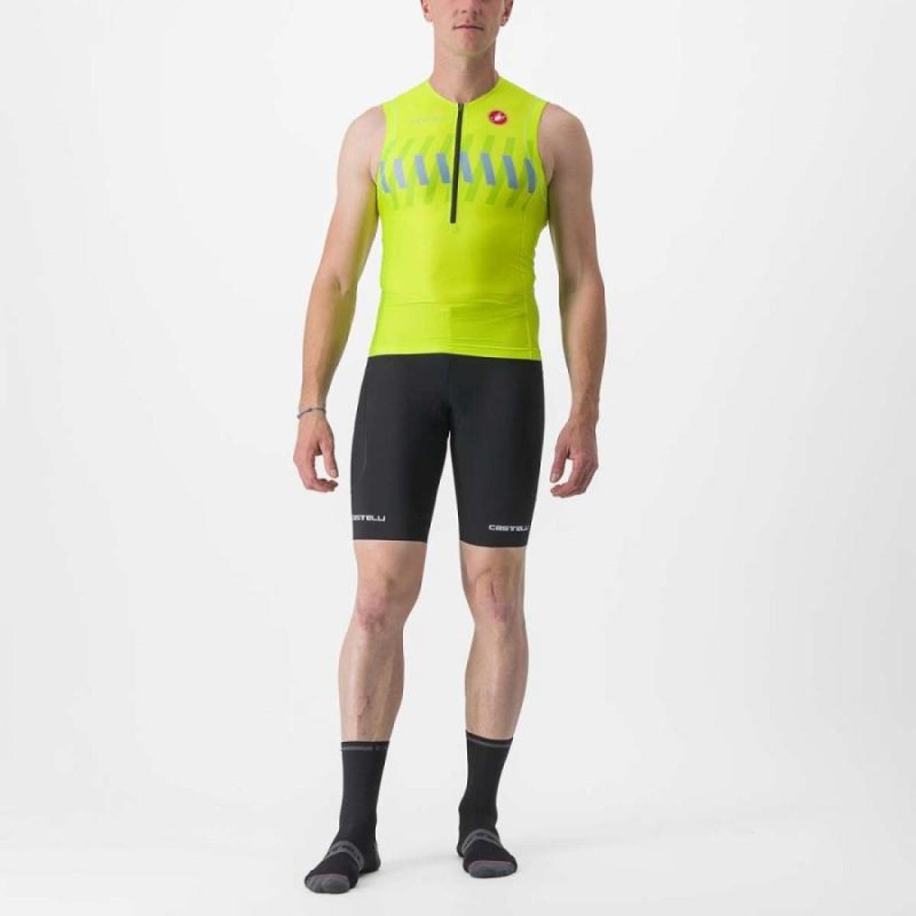 
                CASTELLI Cyklistické kalhoty krátké bez laclu - RIDE - RUN SHORT - černá M
            