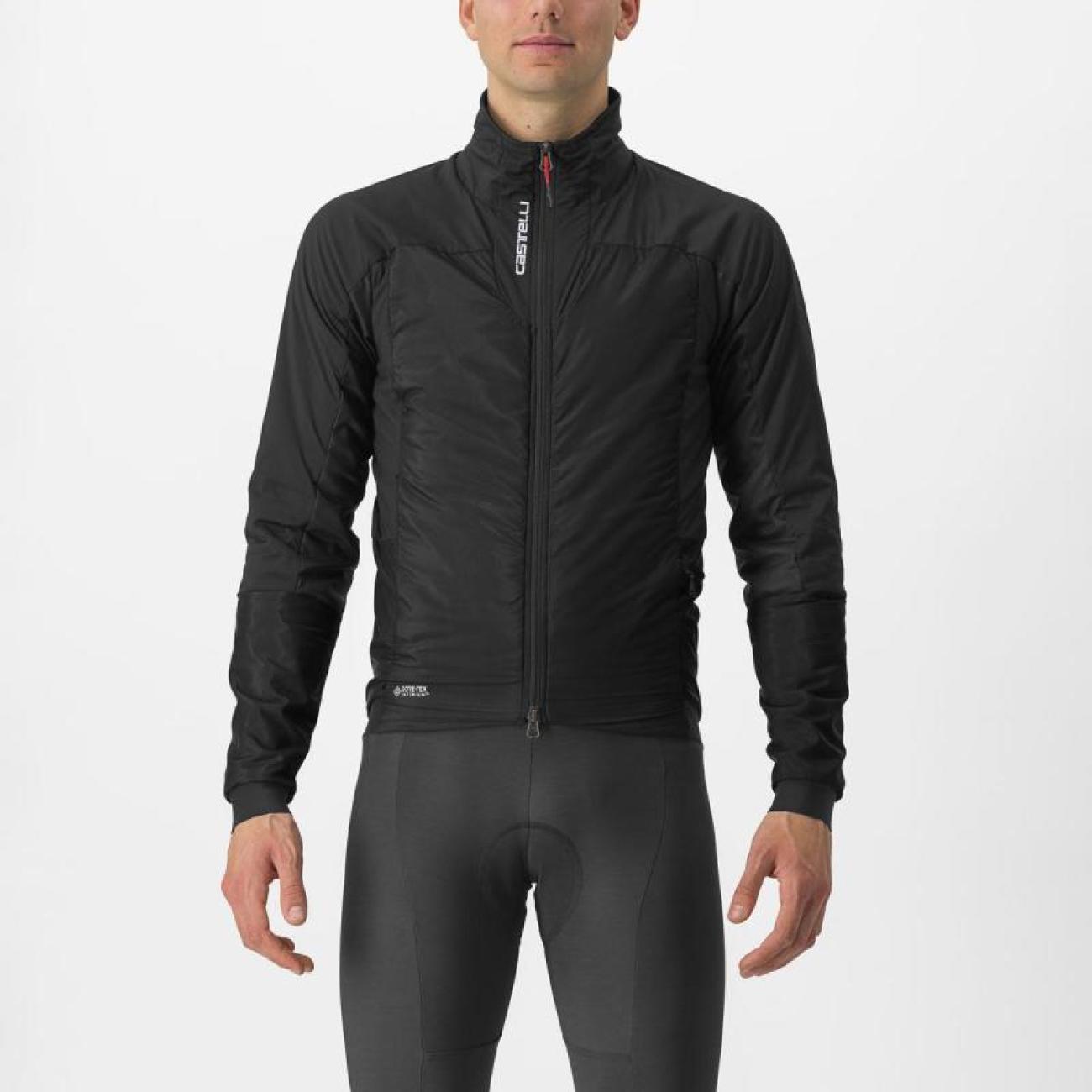
                CASTELLI Cyklistická zateplená bunda - FLY TERMAL - černá XL
            