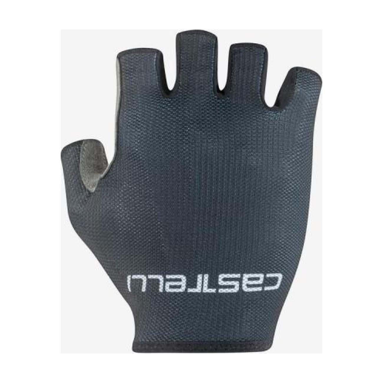 
                CASTELLI Cyklistické rukavice krátkoprsté - SUPERLEGGERA - černá M
            