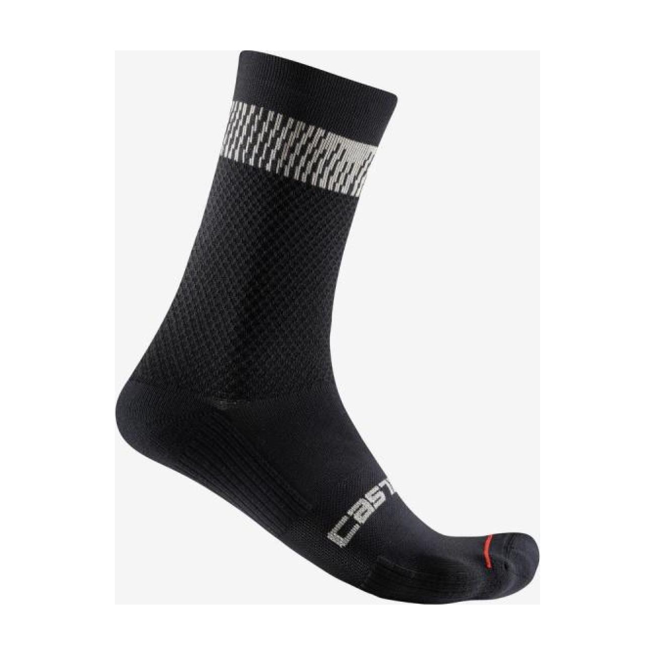 
                CASTELLI Cyklistické ponožky klasické - UNLIMITED 18 - černá 36-39
            