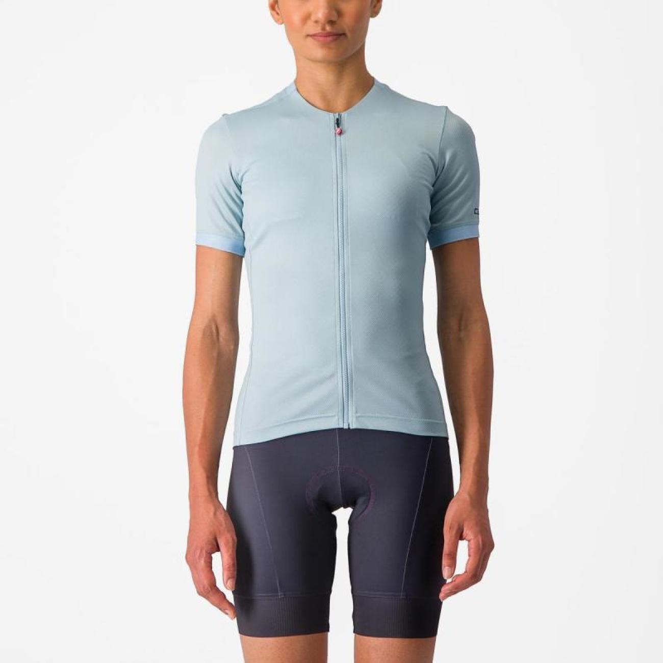 Levně CASTELLI Cyklistický dres s krátkým rukávem - LIBERA - světle modrá