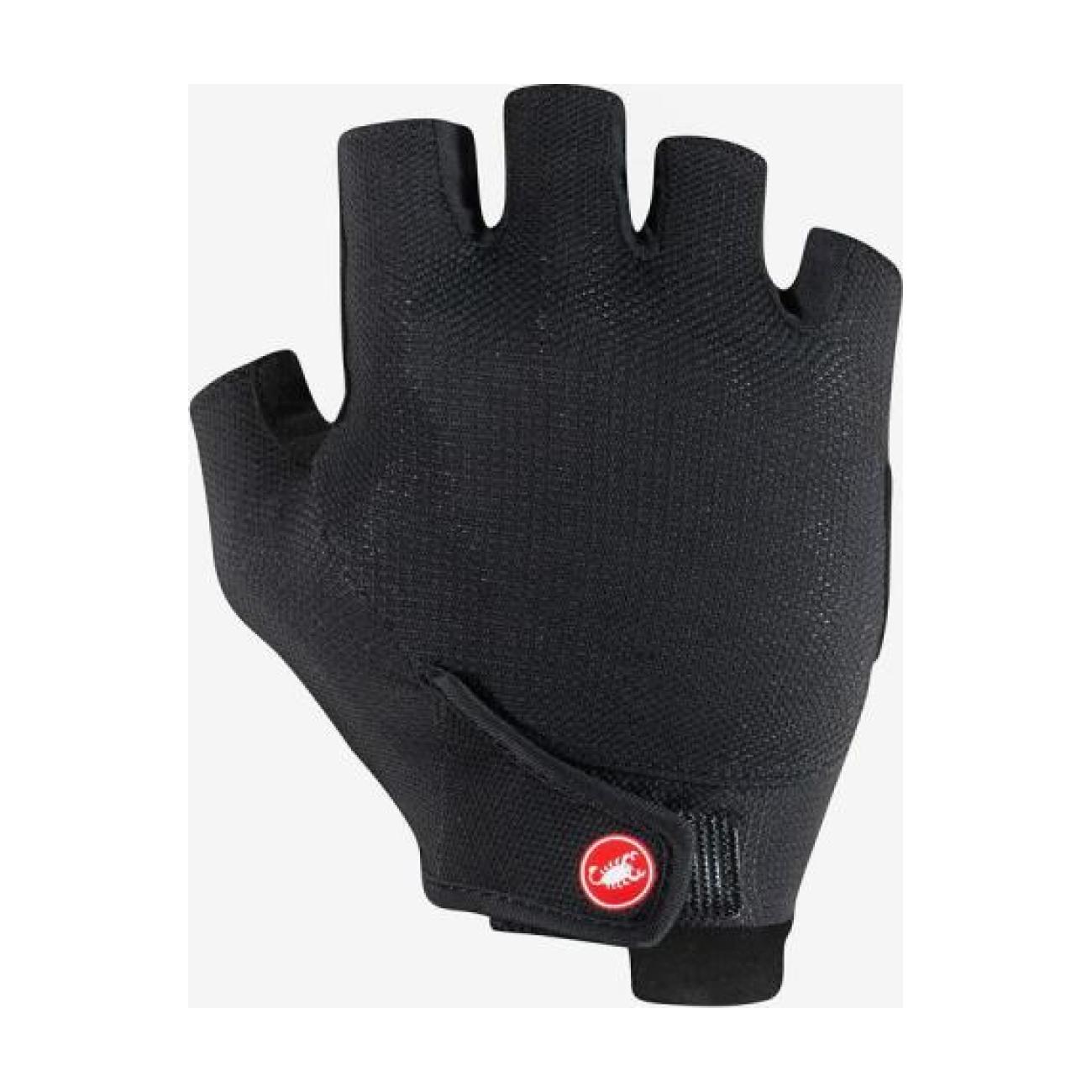 
                CASTELLI Cyklistické rukavice krátkoprsté - ENDURANCE W - černá S
            