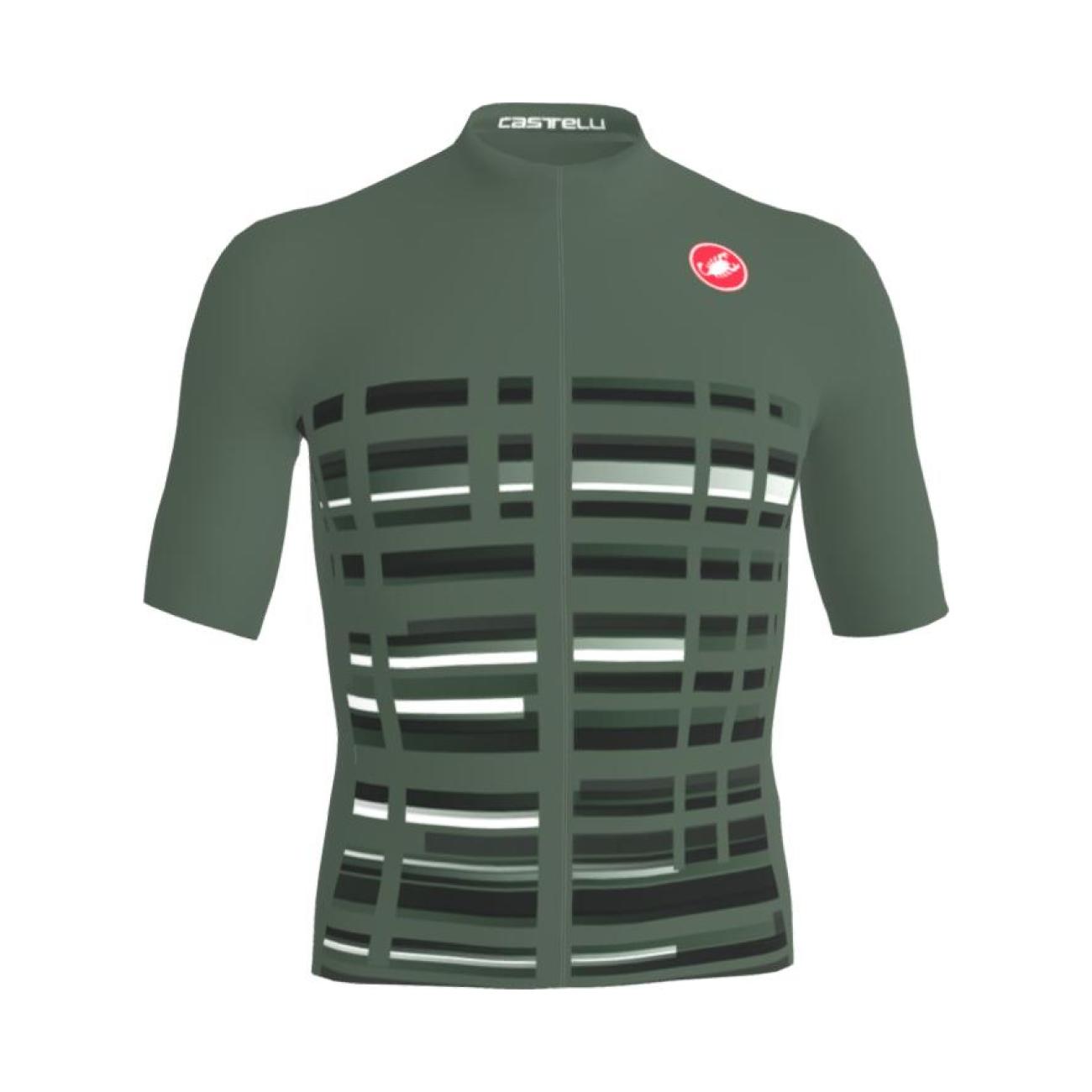 
                CASTELLI Cyklistický dres s krátkým rukávem - COMPETIZIONE GUEST DESIGNER M012 - zelená 2XL
            
