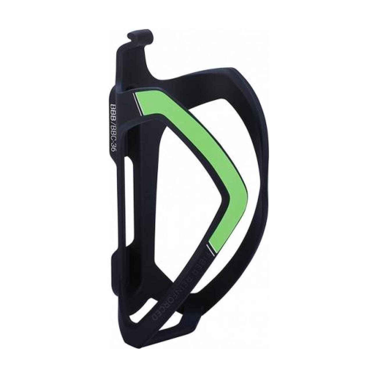BBB Cyklistický košík na láhev - FLEXCAGE - zelená/černá