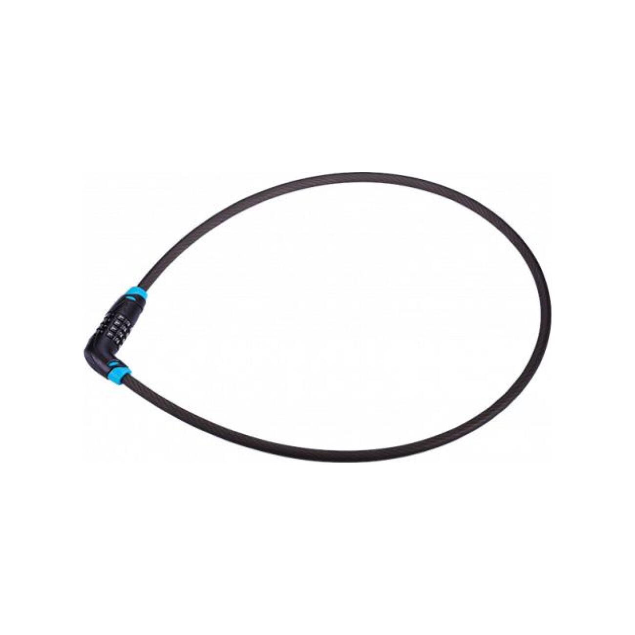 BBB zámek na kolo - CODESAFE - černá 6 x 1000 mm