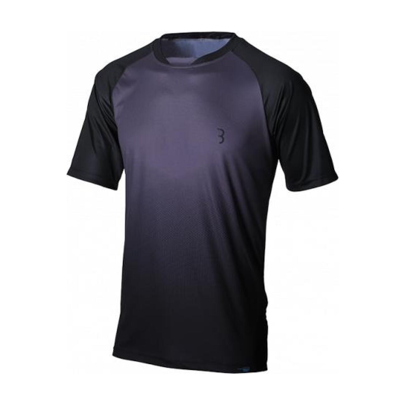 BBB Cyklistický dres s krátkým rukávem - GRAVITY - šedá 2XL
