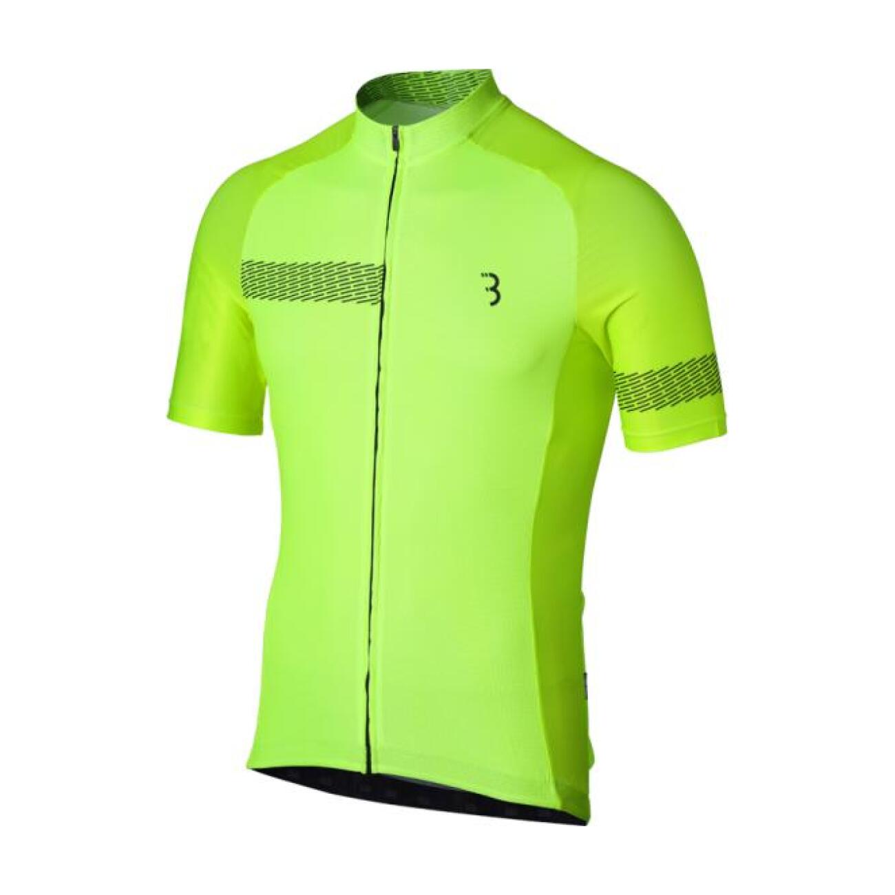 BBB Cyklistický dres s krátkým rukávem - COMFORTFIT 2.0 - žlutá 2XL