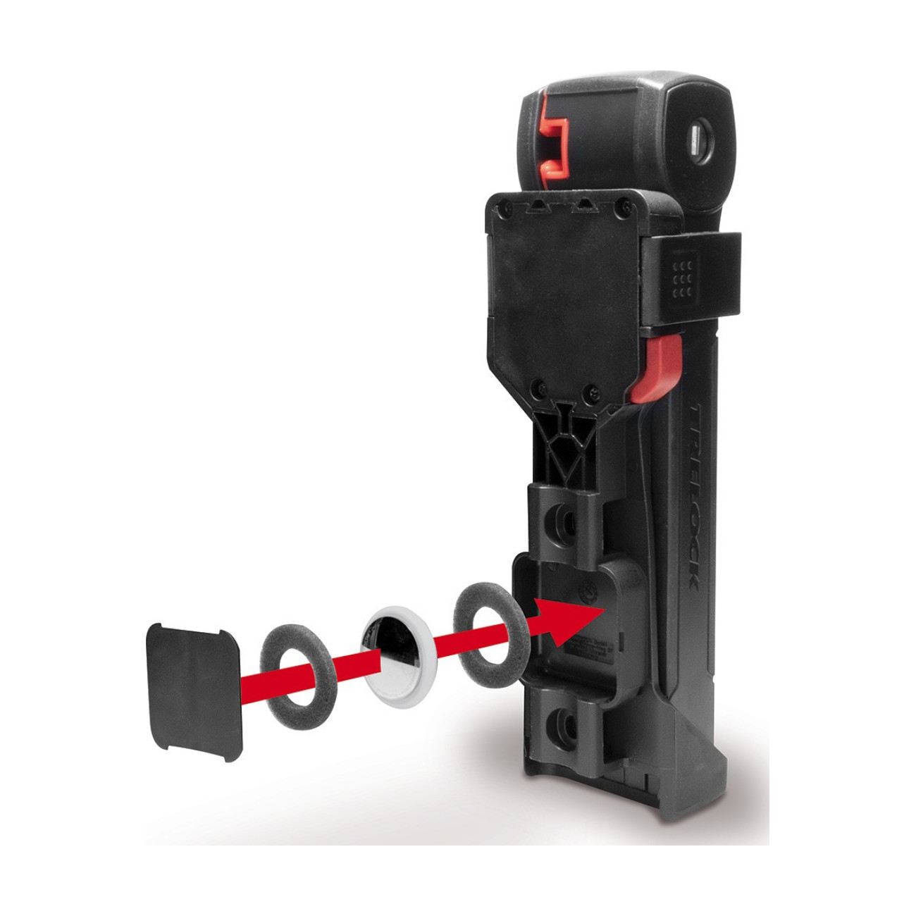 TRELOCK zámek na kolo - TRIGO FS 380/100 +HOLDER X-PRESS - černá