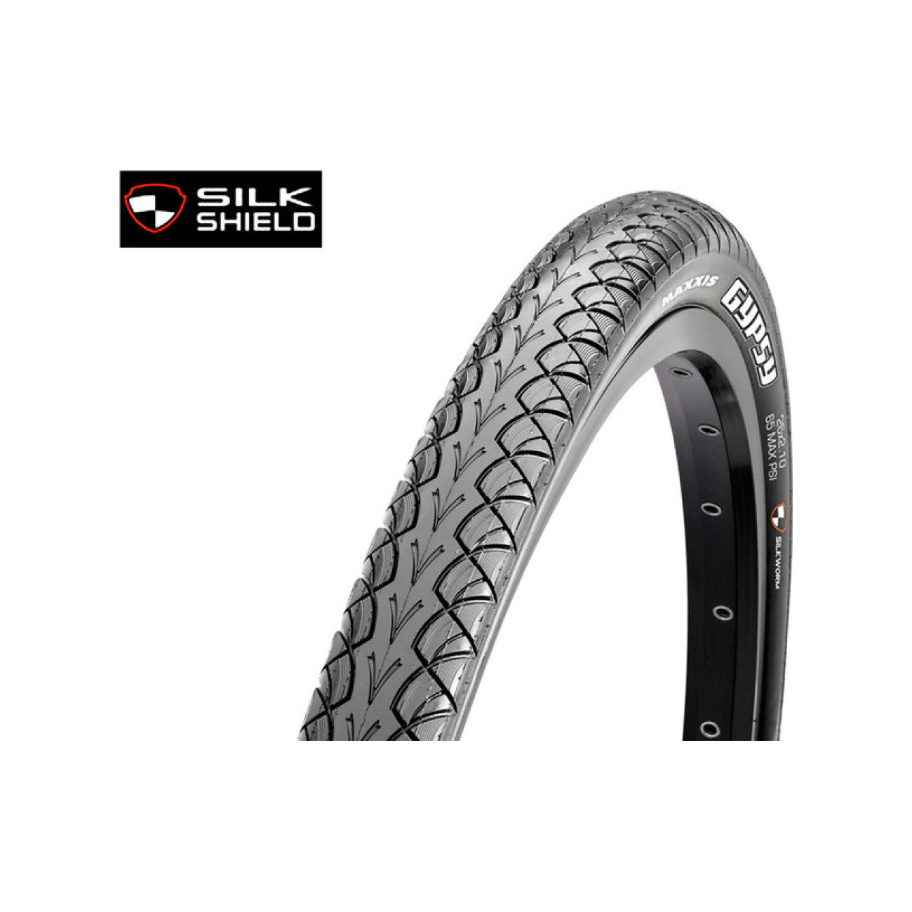 
                MAXXIS plášť - GYPSY EBIKE/SILKSHIELD/REFLEX 700x38C - černá
            