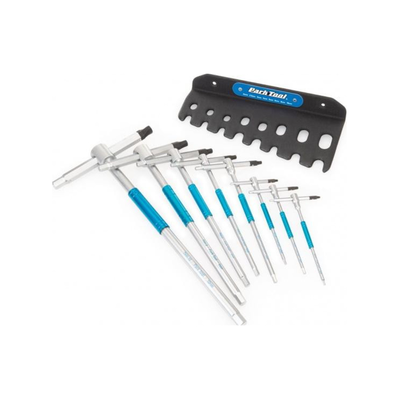 
                PARK TOOL sada klíčů - SET T-ALLEN WRENCHES PT-THH-1 - modrá/stříbrná
            