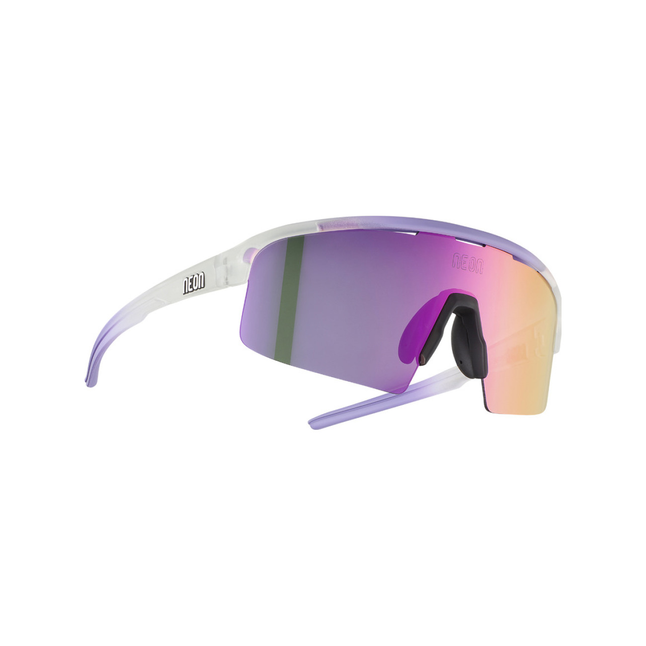 Levně NEON Cyklistické brýle - ARROW 2.0 SMALL - transparentní/fialová