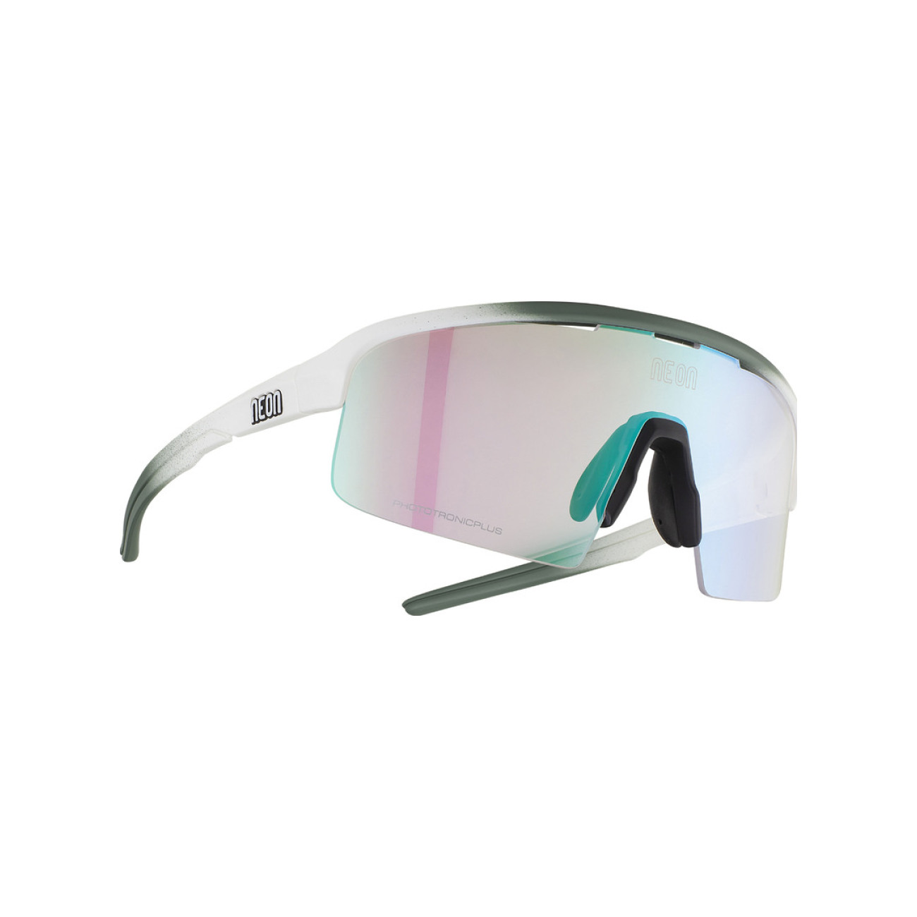 
                NEON Cyklistické brýle - ARROW 2.0 SMALL - bílá/světle zelená
            