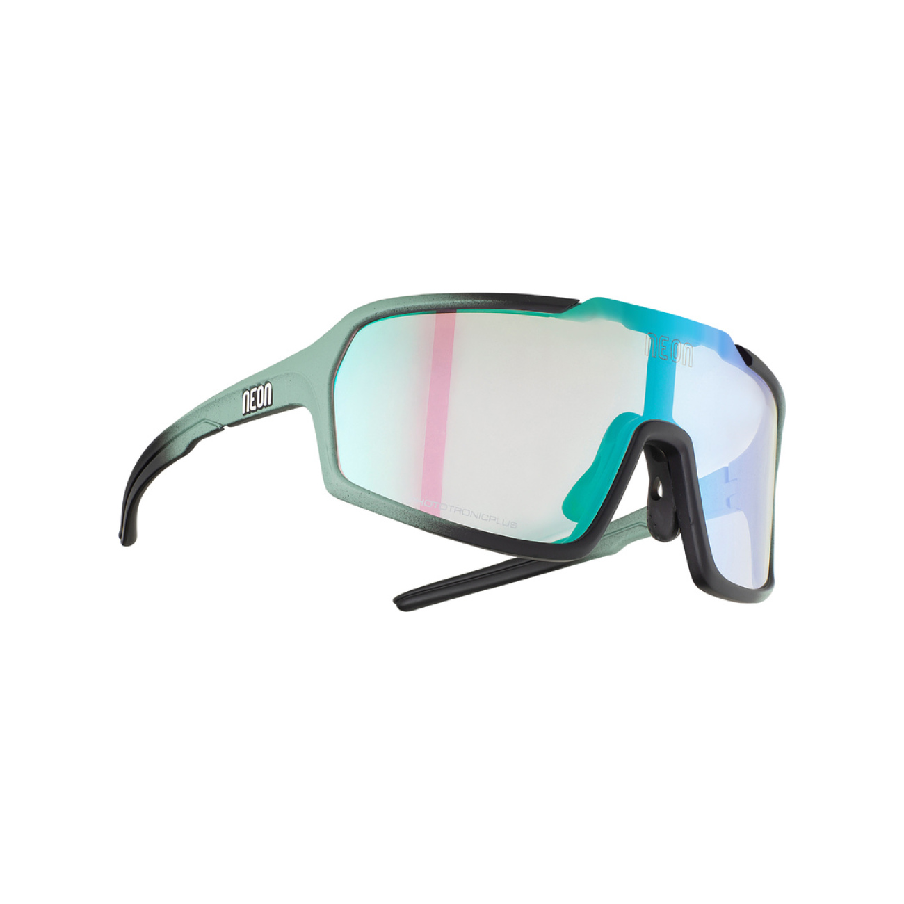 Levně NEON Cyklistické brýle - ARIZONA 2.0 - černá/světle zelená