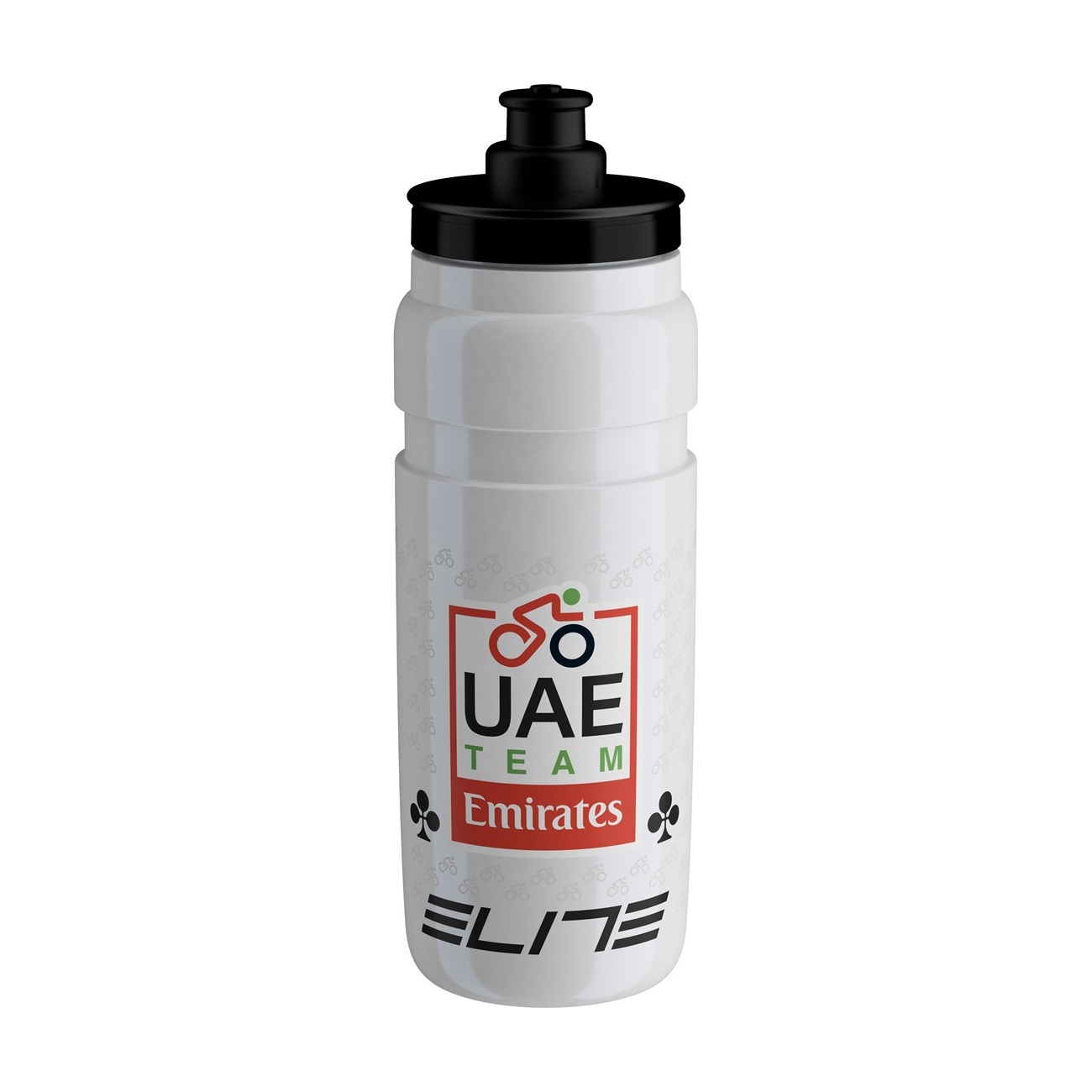 Levně ELITE Cyklistická láhev na vodu - FLY 750 UAE TEAM EMIRATES 2024 - bílá/červená