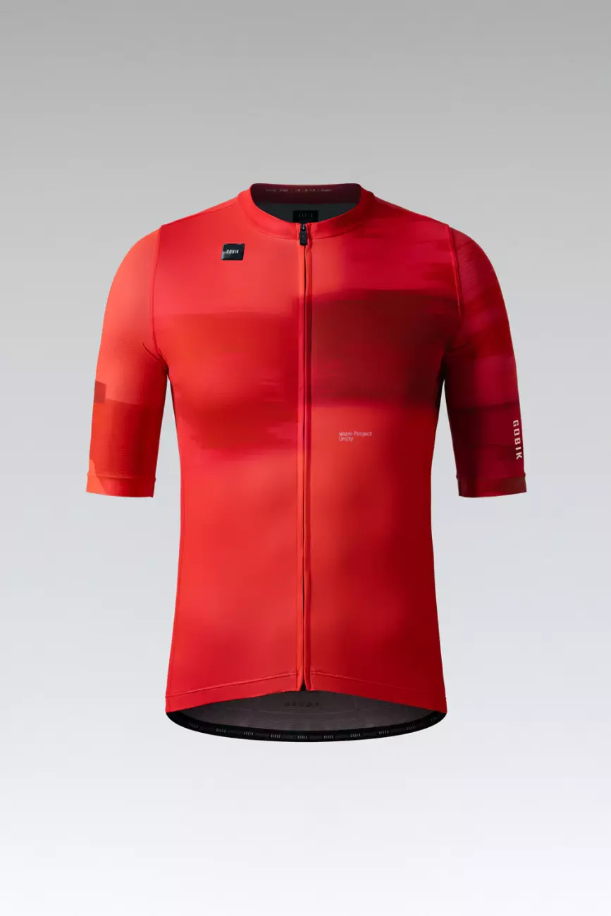 
                GOBIK Cyklistický dres s krátkým rukávem - STARK - červená L
            