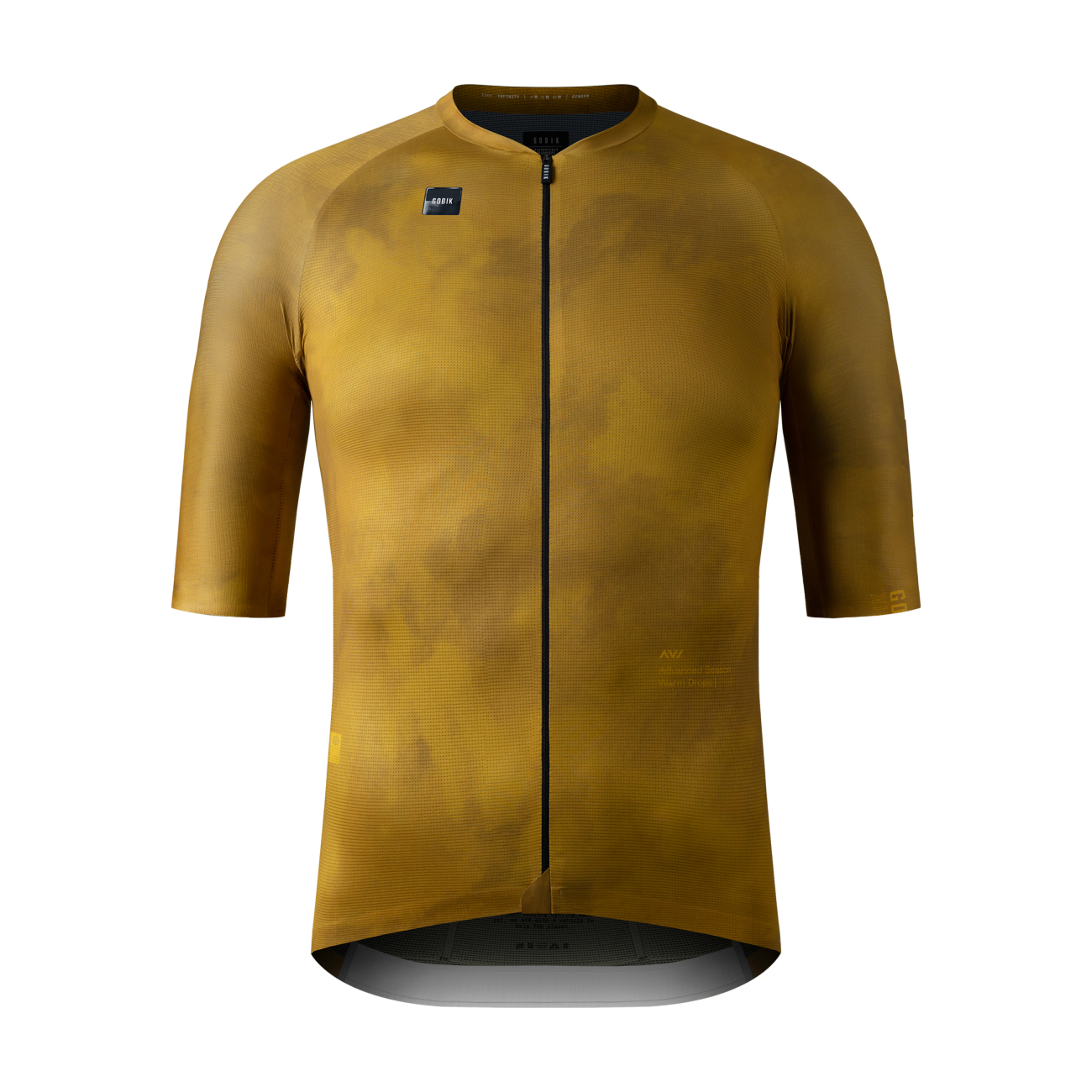 
                GOBIK Cyklistický dres s krátkým rukávem - INFINITY - žlutá
            