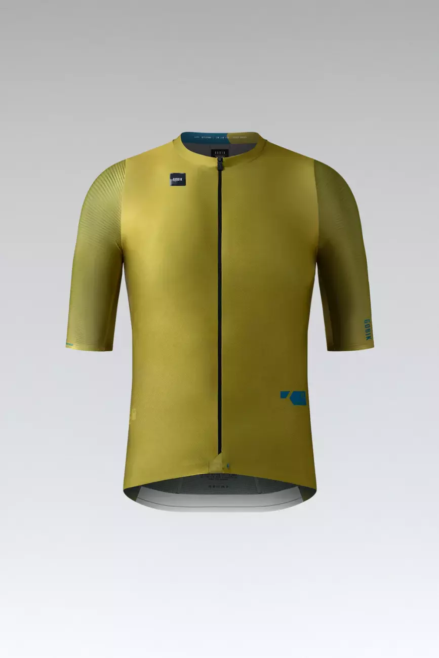 
                GOBIK Cyklistický dres s krátkým rukávem - ATTITUDE 2.0 - zelená M
            