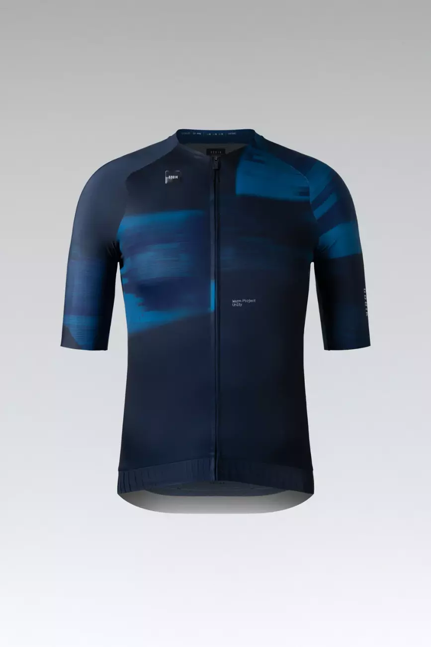 GOBIK Cyklistický dres s krátkým rukávem - CX PRO 3.0 - modrá 4XL
