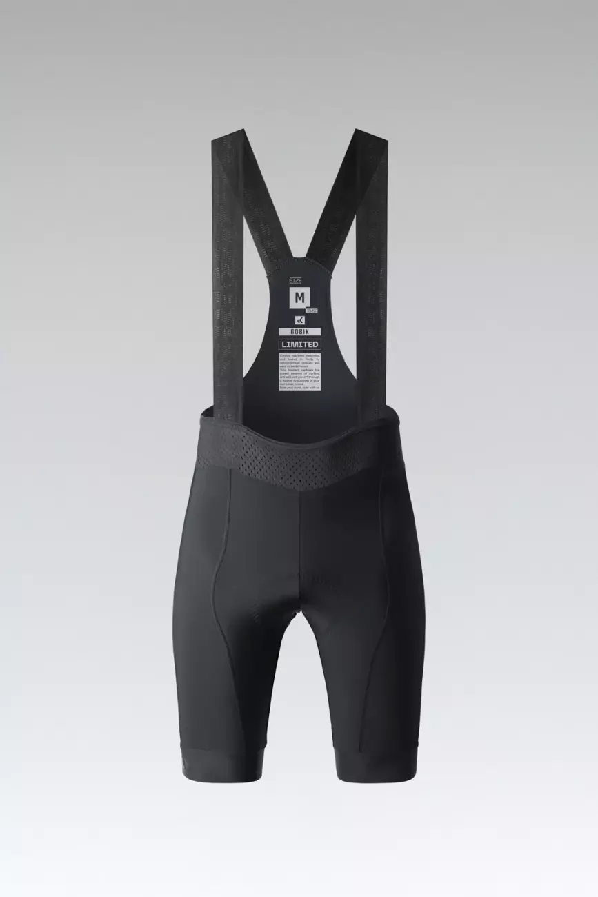 
                GOBIK Cyklistické kalhoty krátké s laclem - LIMITED 6.0 K7 - černá L
            
