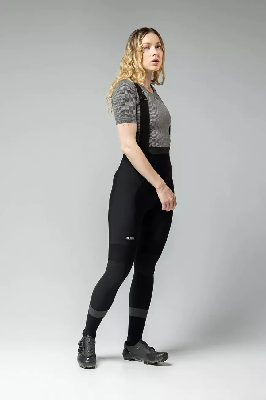 Levně GOBIK Cyklistické kalhoty dlouhé s laclem - ABSOLUTE 6.0 WOMEN - černá