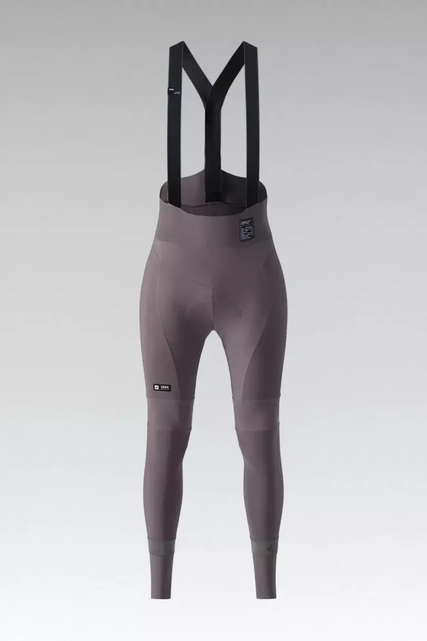 
                GOBIK Cyklistické kalhoty dlouhé s laclem - ABSOLUTE 6.0 WOMEN - šedá M
            