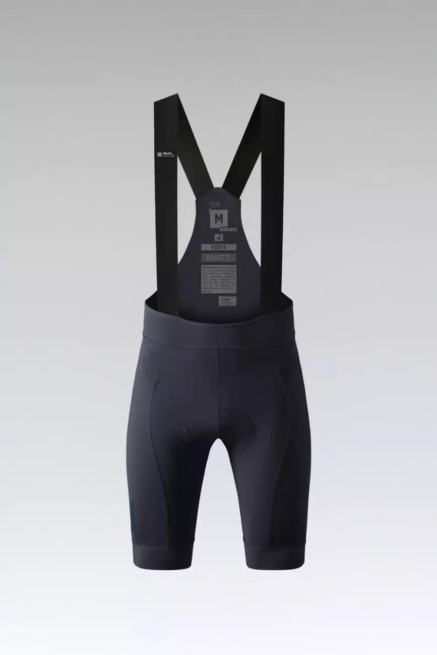 Levně GOBIK Cyklistické kalhoty krátké s laclem - MATT 2.0 K10 - modrá L