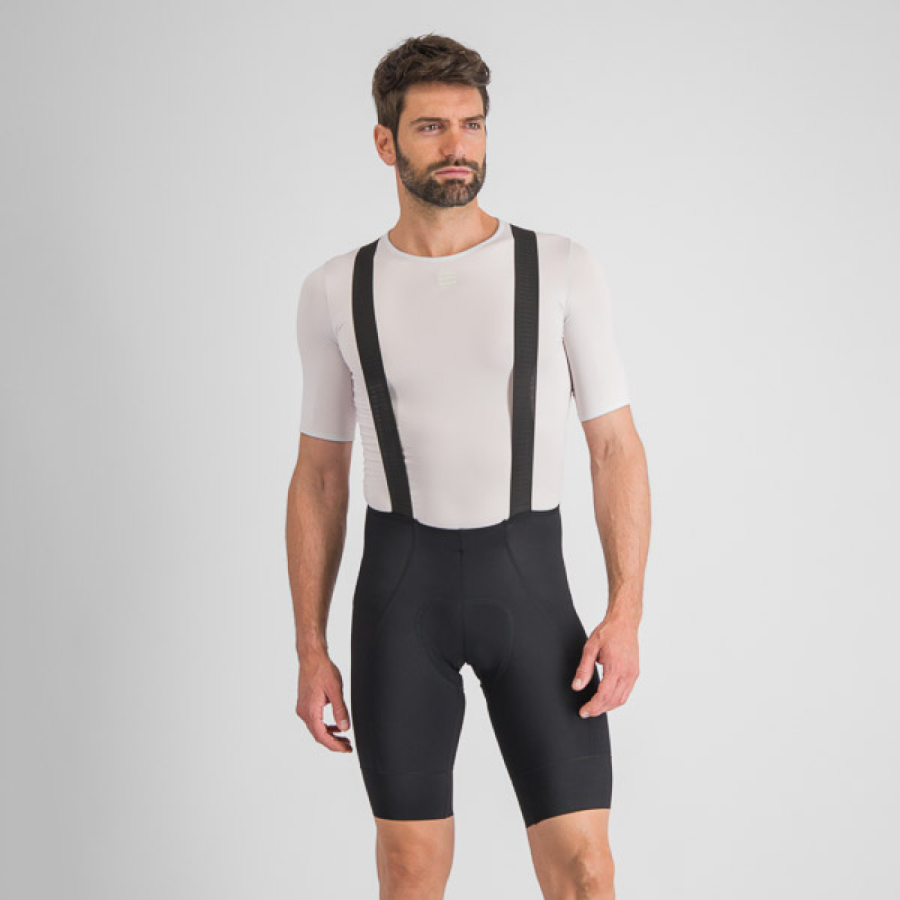 
                SPORTFUL Cyklistické kalhoty krátké s laclem - BIBSHORTS SRK - černá 3XL
            