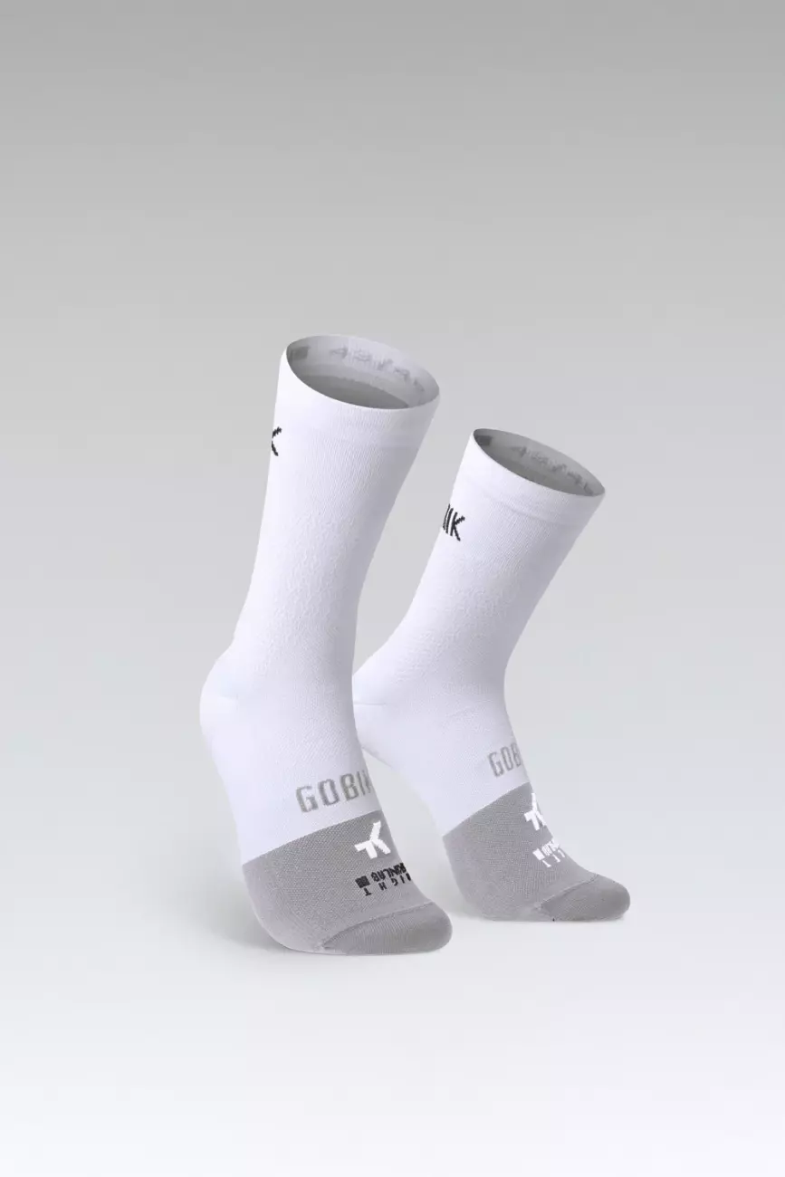 
                GOBIK Cyklistické ponožky klasické - LIGHTWEIGHT 2.0 - bílá L
            