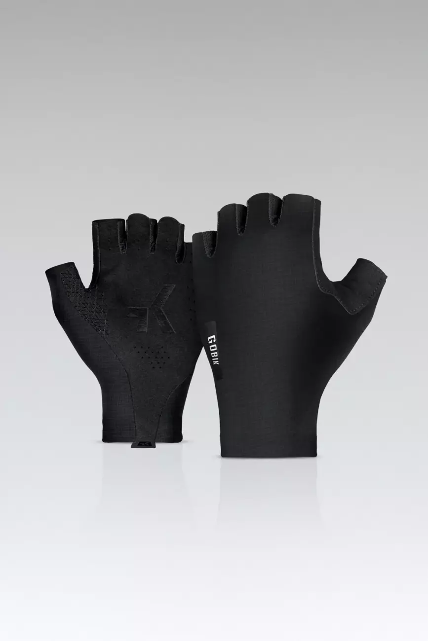 
                GOBIK Cyklistické rukavice krátkoprsté - MAMBA 2.0 - černá XL
            