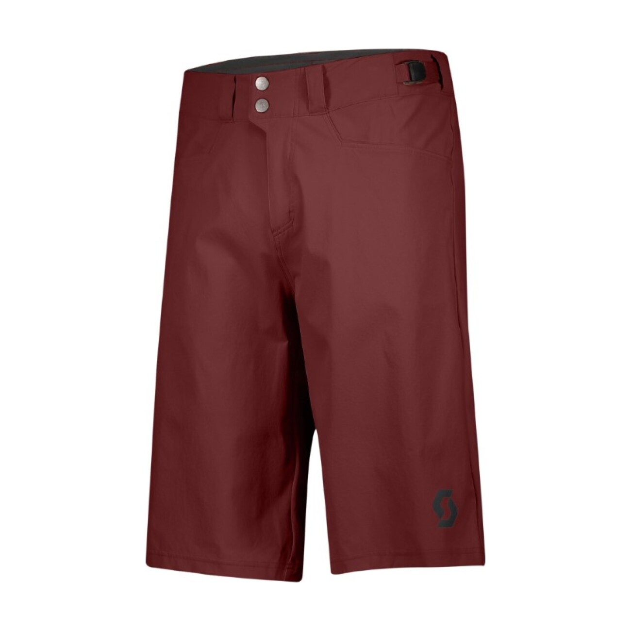 
                SCOTT Cyklistické kalhoty krátké bez laclu - TRAIL FLOW - červená L
            