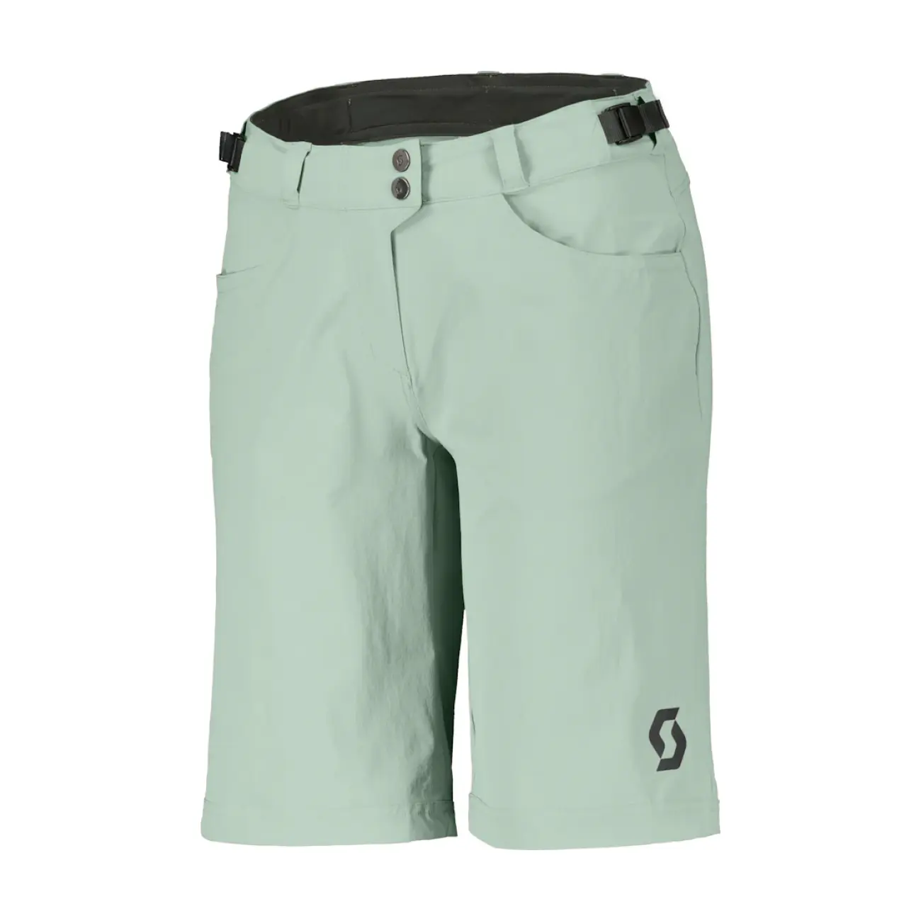 
                SCOTT Cyklistické kalhoty krátké bez laclu - TRAIL FLOW - světle zelená XL
            