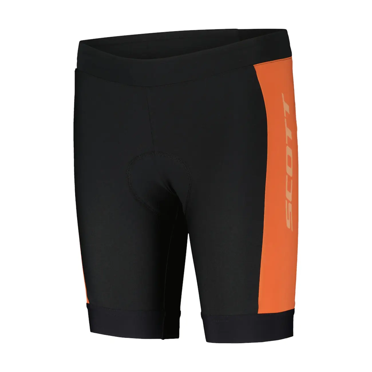 
                SCOTT Cyklistické kalhoty krátké bez laclu - RC PRO JR - oranžová/černá 152 cm
            