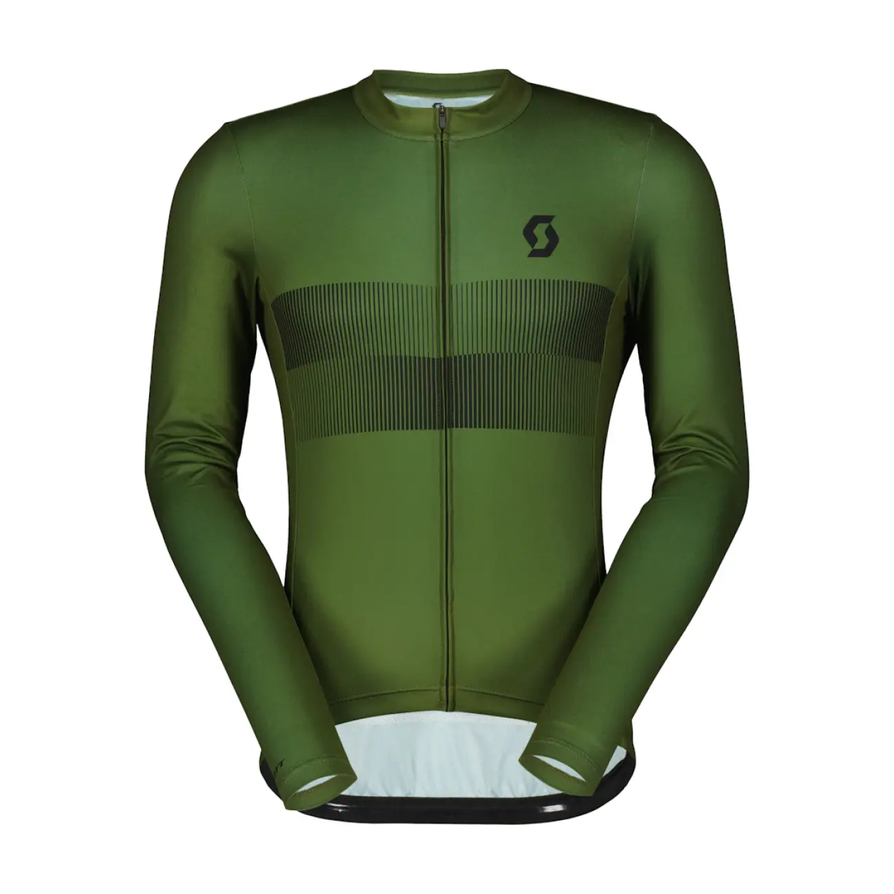 
                SCOTT Cyklistický dres s dlouhým rukávem letní - RC TEAM 10 - zelená M
            