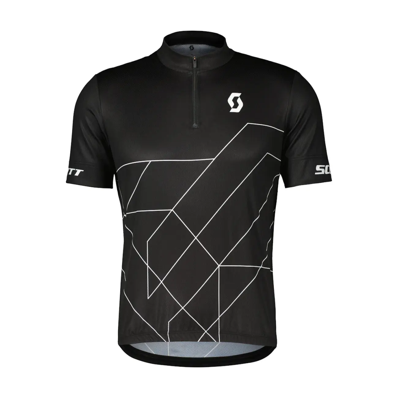 
                SCOTT Cyklistický dres s krátkým rukávem - RC TEAM 20 - bílá/černá L
            
